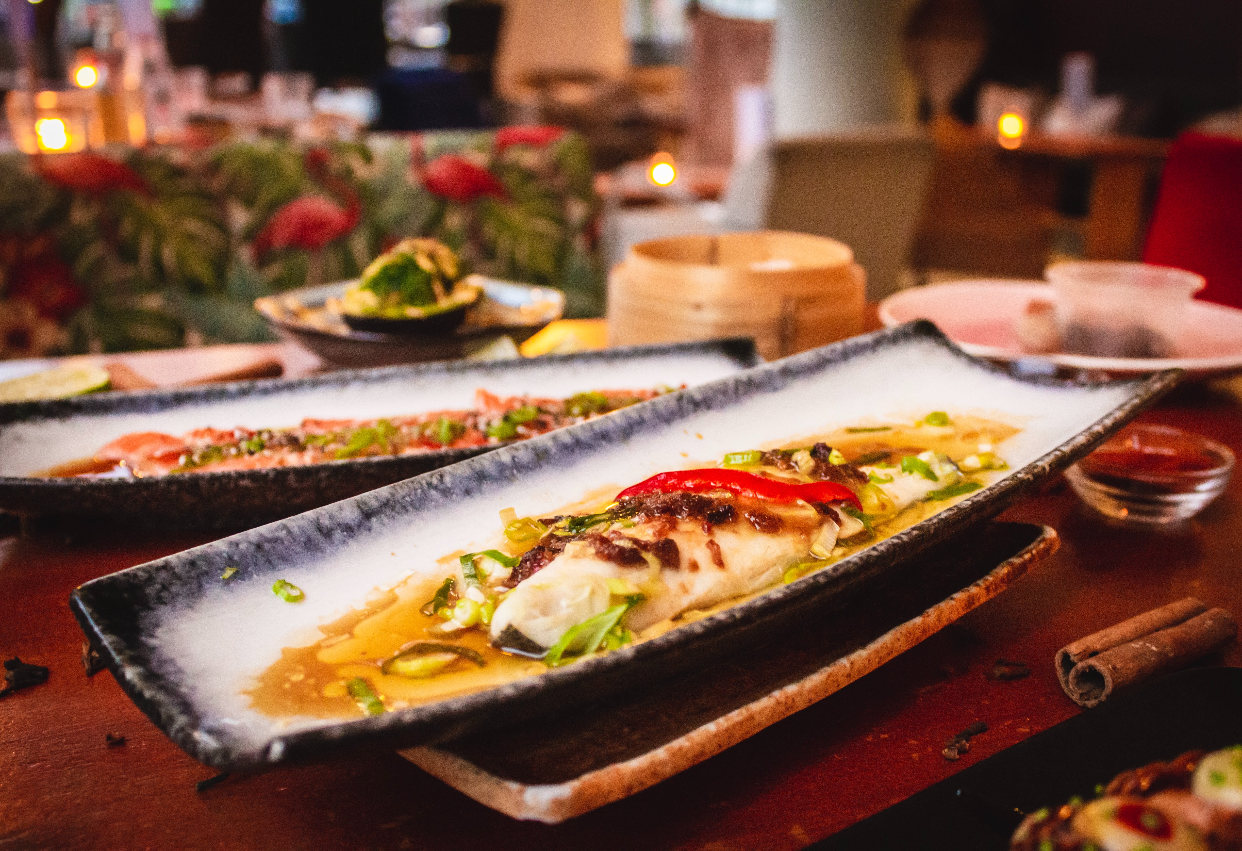 photo d'un plat dans le restaurant le delice des sens